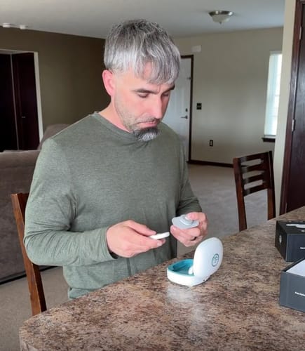 Customer photo review of massagerset
