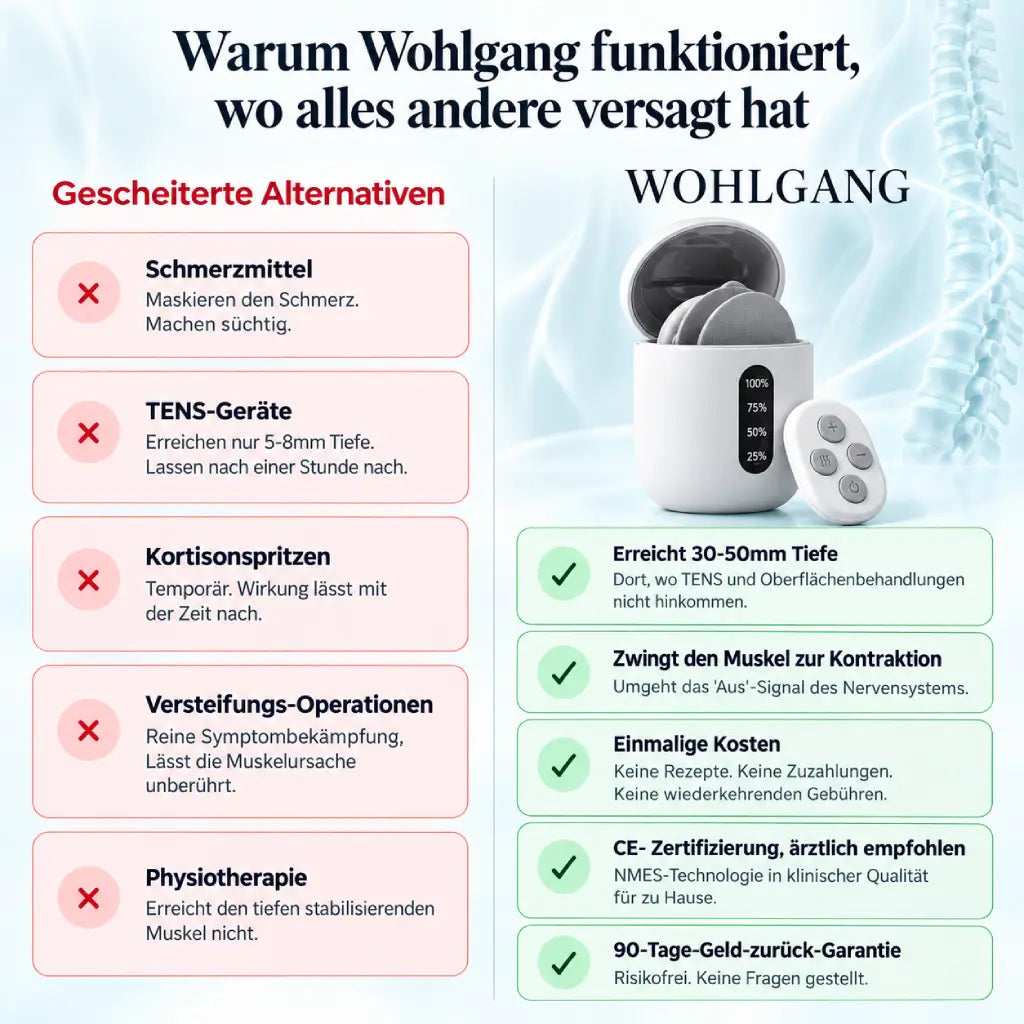 Wohlgang - Spinalkanalstenose - Schmerzen beenden – ohne Operation, von zu Hause aus – Produktansicht 5